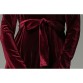 2017 New Autumn Winter Dress Women Plus Size Velvet Lace Stitching Long Vintage Elegant Robe Elbise Office Casual Dress32837069569