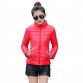 women winter basic jacket ultra light candy color spring coat female short cotton outerwear jaqueta feminina