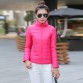 women winter basic jacket ultra light candy color spring coat female short cotton outerwear jaqueta feminina32817763401
