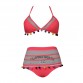 New  Swimsuit Bathing Suit Swimwear Beachwear High Waist Tassels Net Biquni32882409384