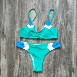 New Patchwork Bikini Set Swimsuit Bathing Suit Swimwear Beachwear For Women