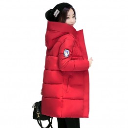 Hot sale women winter hooded jacket female outwear cotton plus size 3XL warm coat thicken jaqueta feminina ladies camperas
