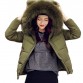 New fashion Big Fur Collar Warm Hooded Autumn Winter Jacket Women womens cotton padded short coat casaco feminino32823298918