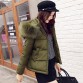 New fashion Big Fur Collar Warm Hooded Autumn Winter Jacket Women womens cotton padded short coat casaco feminino