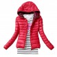 2019 Autumn Winter Women Basic Jacket Coat Female Slim Hooded Brand Cotton Coats Casual Black Jackets32534628656