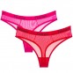 2019 Hot 2pcs/lot Women Sexy G String Ultra-thin Mesh Transparent Panties Thongs Seamless Briefs Panties Underwear Lingerie32917834749