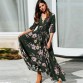 2019 Summer fashion Bohemian boho dress party Womens vintage floral print clothes long beach dresses plus size S-XL32971605433