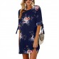2019 Women Summer Dress Boho Style Floral Print Chiffon Beach Dress Tunic Sundress Loose Mini Party Dress Vestidos Plus Size 5XL32887976105