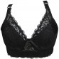 2019 spring and summer thin women plus size bra C D New lace bra female lingerie deep V sexy big size bra Plus Size brassiere