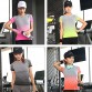 ALBREDA New Women Yoga Sport Suit Bra Set 3 Piece Female Short-sleeved Summer Sportswear Running Fitness Training Clothing