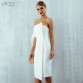 Adyce Celebrity Party Dress Women 2019 New Summer Arrival Casual White One Shoulder Elegant Button Tassels Club Dresses Vestidos32875857793