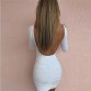 Autumn Hollow Out Backless Long Sleeve Wrap Bodycon Low Cut Sexy Night Club Dress Women White Black Mini Party Dresses Vestidos32919796080