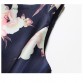 BunniesFairy 2019 Spring High End Fashion Women Clothing Retro Flower Floral Print Navy Blue Vest Dress Wedding Party Cocktail32826648931