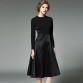 Clothes Women Long Sleeve Black Winter Dress Vetement Femme 2019 Vestidos Mujer OL Long Shirt Dress Zomer Jurk  K887172