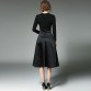 Clothes Women Long Sleeve Black autumn Winter Dress Vetement Femme 2017 Vestidos Mujer OL Long Shirt Dress32834416092