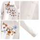 Embroidery White Cotton Shirt Autumn New Fashion Women Blouse Long Sleeve Casual Tops Loose Shirt Blusas Feminina plus size