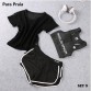 High Waist Three Piece Yoga Set Sportswear for Women Sports Bra Fitness Clothing Women Sports Shorts Gym Workout Crop Top Women32887430687