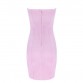 INDRESSME Women Bandage Dress Strapless Sexy Pink Sleeveless Club Dress Celebrity Party Runway Dress 2019 New Vestidos Verano