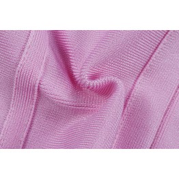 INDRESSME Women Bandage Dress Strapless Sexy Pink Sleeveless Club Dress Celebrity Party Runway Dress 2019 New Vestidos Verano