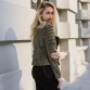 Lily Rosie Girl Casual Suede Leather Women Jacket Ruffle Long Sleeve Short Coats Spring Female Fuax Coat Outerwear Crop Top32826277671
