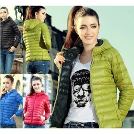 New Fashion Ladies Down Short Design Coat Winter Cotton-padded Jacket Women Slim Solid Zipper Outerwear DF-081