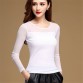 New Women Blouse Shirt Black White Sexy Long Shirt Casual Long Sleeve Lace Blouse Under Shirts Hollow Tops For Woman Plus Size