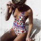 One Piece Swimsuit Sexy Cross Back Swimwear Women Swimsuit Vintage Retro Bathing Suits Beach Wear Swim Print Monokini S-XL32848135043