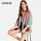 SHEIN Multicolor Elegant Modern Lady Cut and Sew Pocket Front Buttoned Coat Autumn Weekend Casual Women Coat And Outerwear32924577365