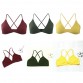 Sexy Backless Women Bra Tops 2019 Fashion Solid Wireless Bralette V Neck Seamless Lingerie Underwear Soft Comfortable Intimates32919380124