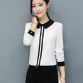 Spring Summer Blouses Women's Tops Office Work Elegant Chiffon Shirts Red Slim Blouse Casual Long Sleeve Plus Size White Shirt