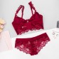hot 2019  lace thin bra set plus size underwear set  ultra-thin  bra set A B C D Push Up Women&#39;s Bra panties Briefs Set lingerie32611673770