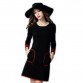 long sleeve black cotton plus size women casual loose mini autumn winter dress vestidos clothes party 2019 dresses32492109022